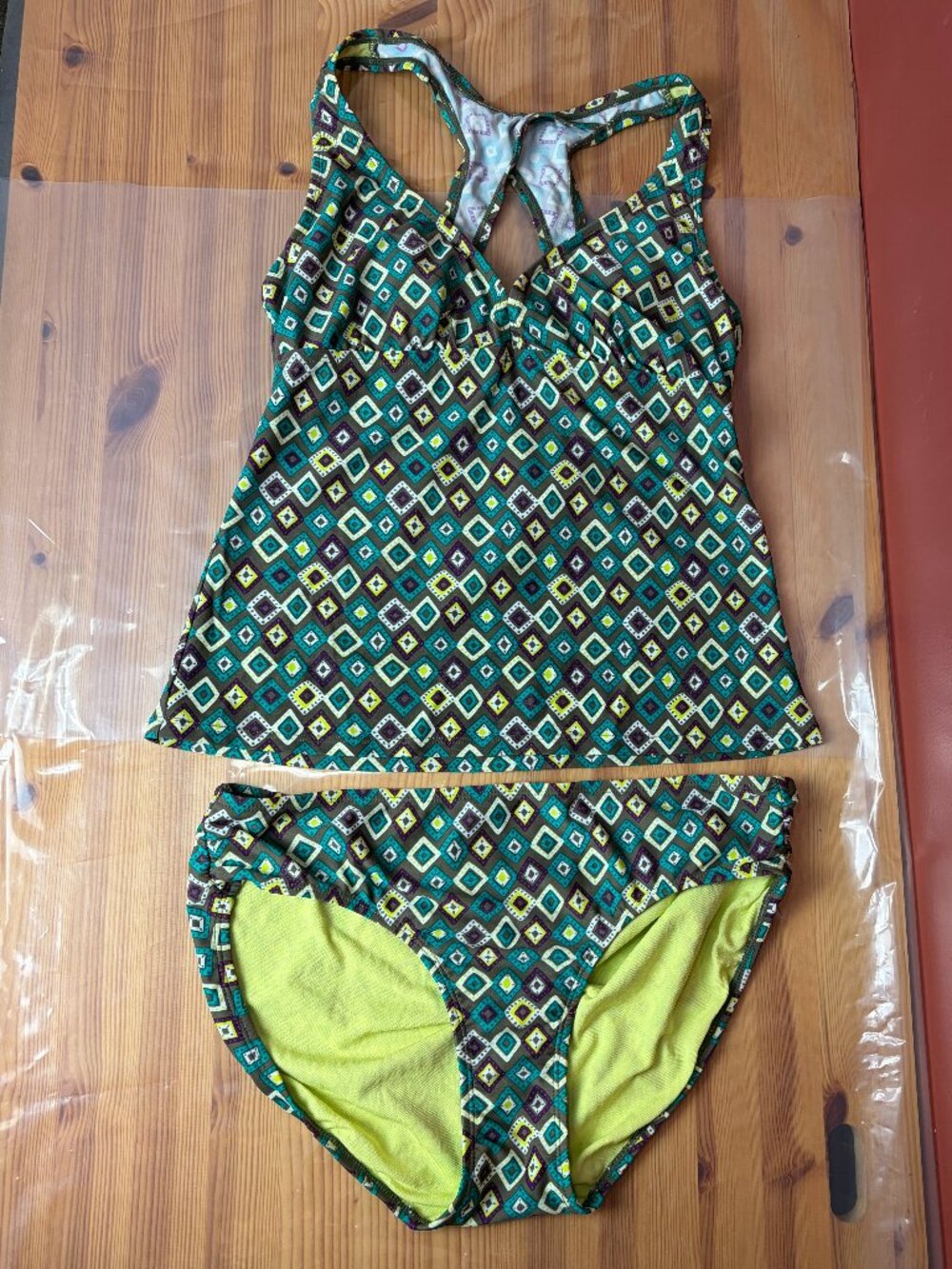 Athleta Tankini Top (M) and Swim Bottom (L) - Picture 1 of 13